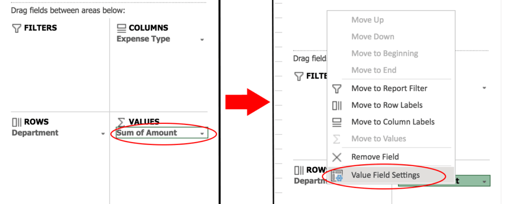 pivot table how to
