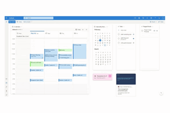 Outlook Calendar Board demo