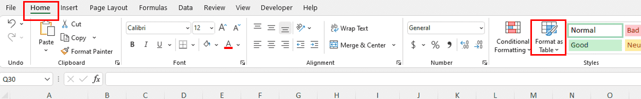 How to convert data to a table