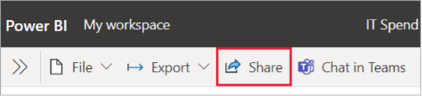 sharing dashboards power bi