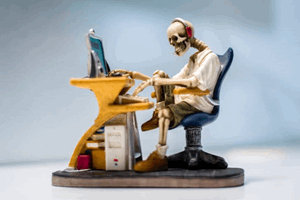 Skeleton using outdated technology