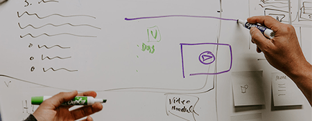 Explaining concepts with whiteboard